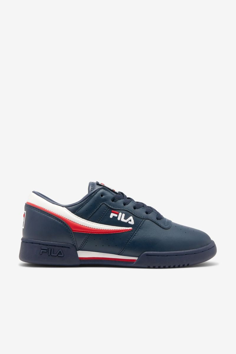 FILA Mens Original Fitness Sneakers Navy White Red Size 11 Model 11F16LT-460 Image 1