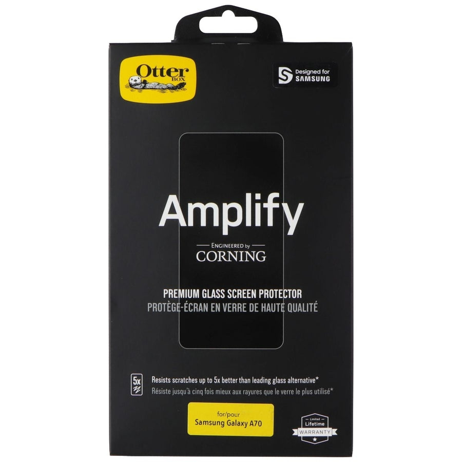 OtterBox Amplify Premium Glass Screen Protector for Samsung Galaxy A70 Image 1