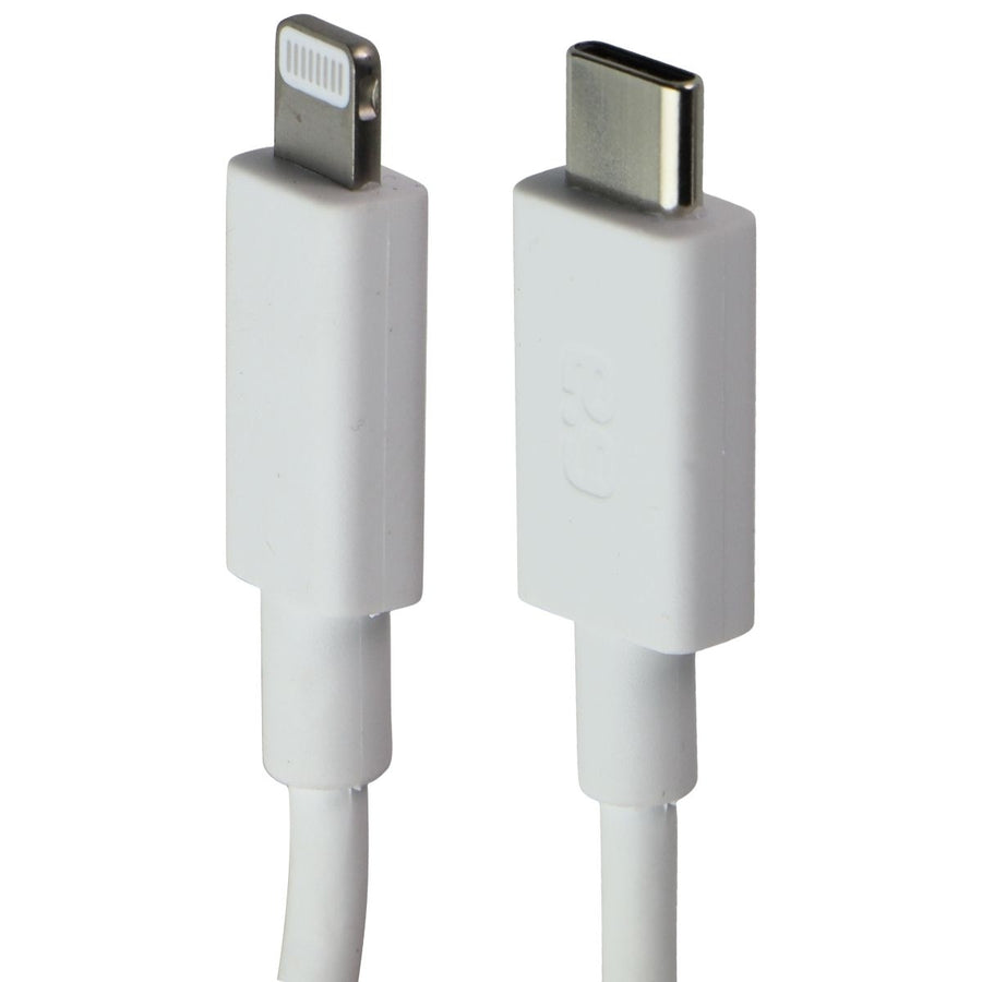 PureGear (3 FT) USB-C to Lightning 8-Pin MFi Cable for iPhone - White Image 1