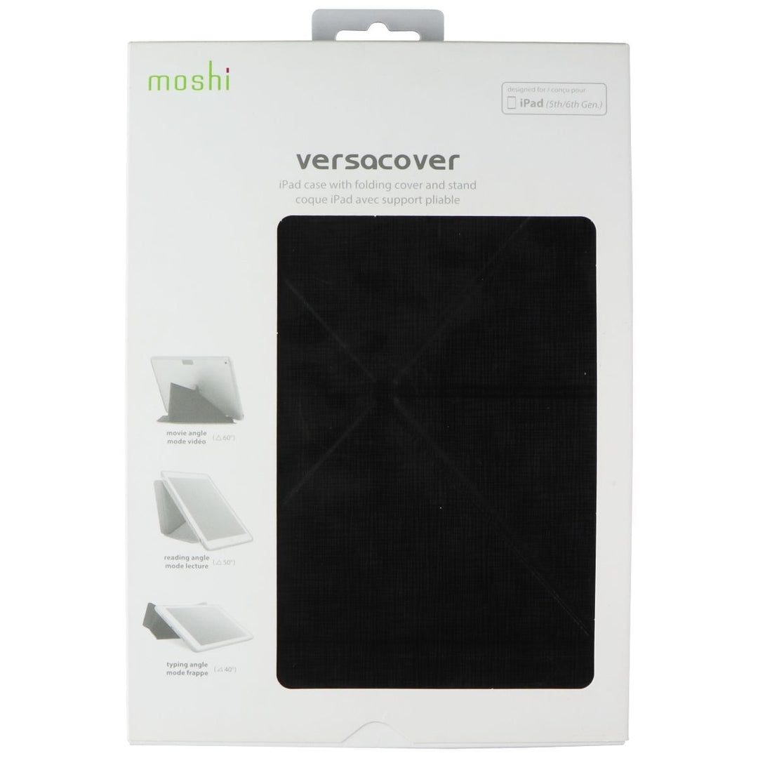 Moshi VersaCover Case for Apple iPad 5th/6th Gen (2017/2018) - Metro Black Image 1