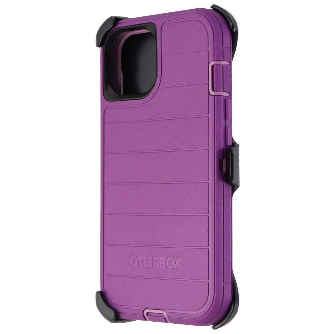 OtterBox Defender PRO Case and Holster for Apple iPhone 13 - Happy Purple Image 1