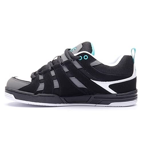 DVS Mens Primo Skate Shoe Black Charcoal Turquoise Size Availability Image 2