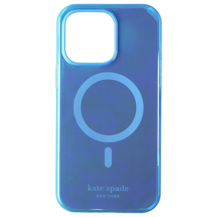 Kate Spade Defensive Hard Case for MagSafe for iPhone 14 Pro Max - Citrine Blue Image 3