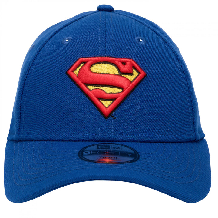 Superman Classic Logo Youth Era 9Forty Adjustable Hat Image 2