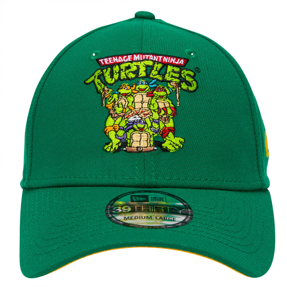 Teenage Mutant Ninja Turtles 90s Logo 39Thirty Fitted Hat Image 2