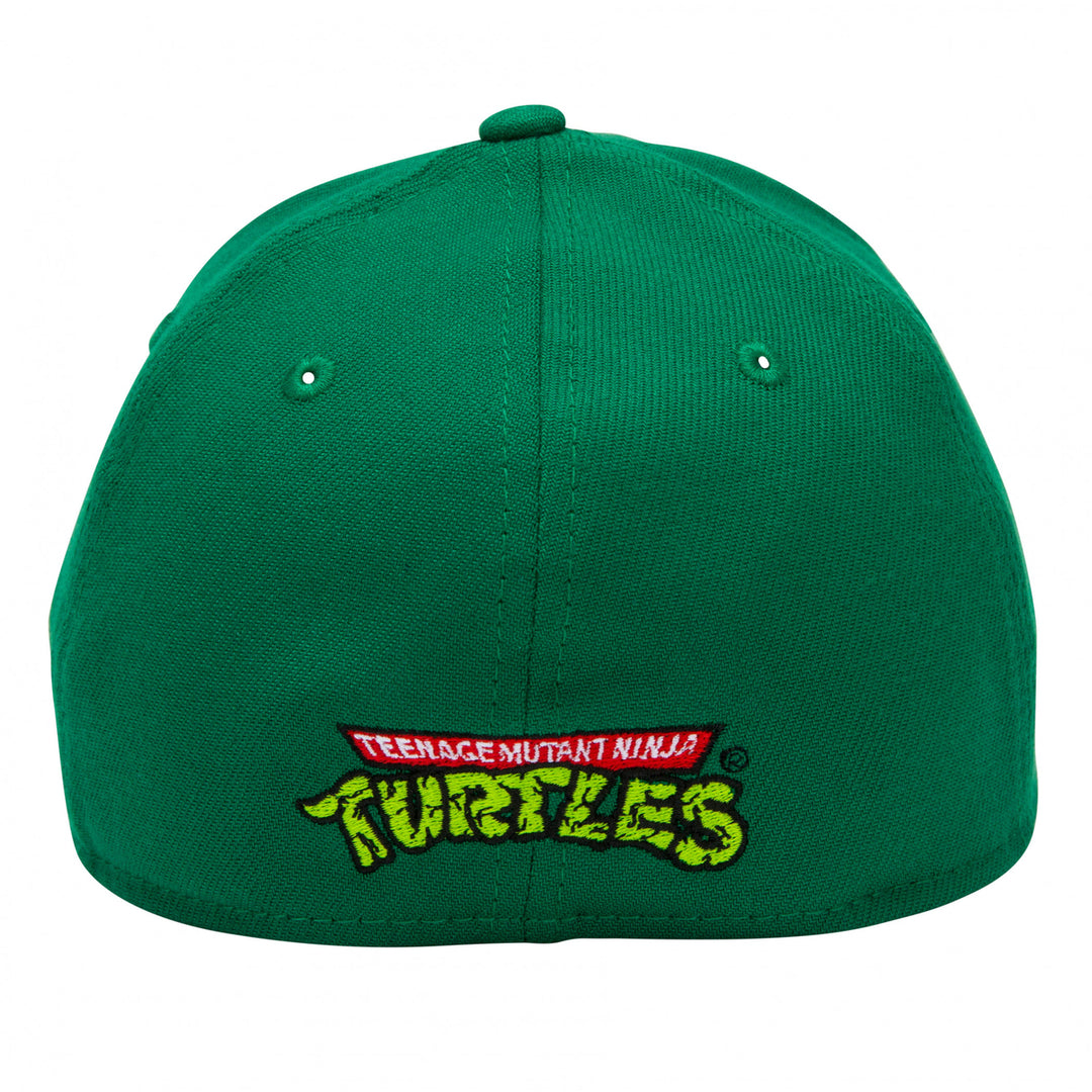 Teenage Mutant Ninja Turtles 90s Logo 39Thirty Fitted Hat Image 4