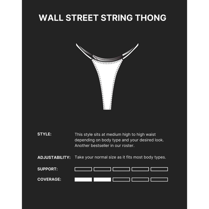 Minimale Animale Wall Street Thong Bikini Bottom Chrome Silver Small Size Image 4