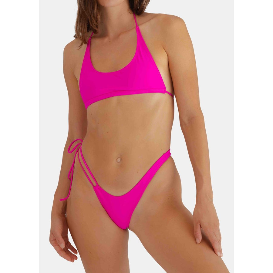 VISION Bikini Top Grenada Hot Pink Comfortable Straps Size Small Swimwear Image 1