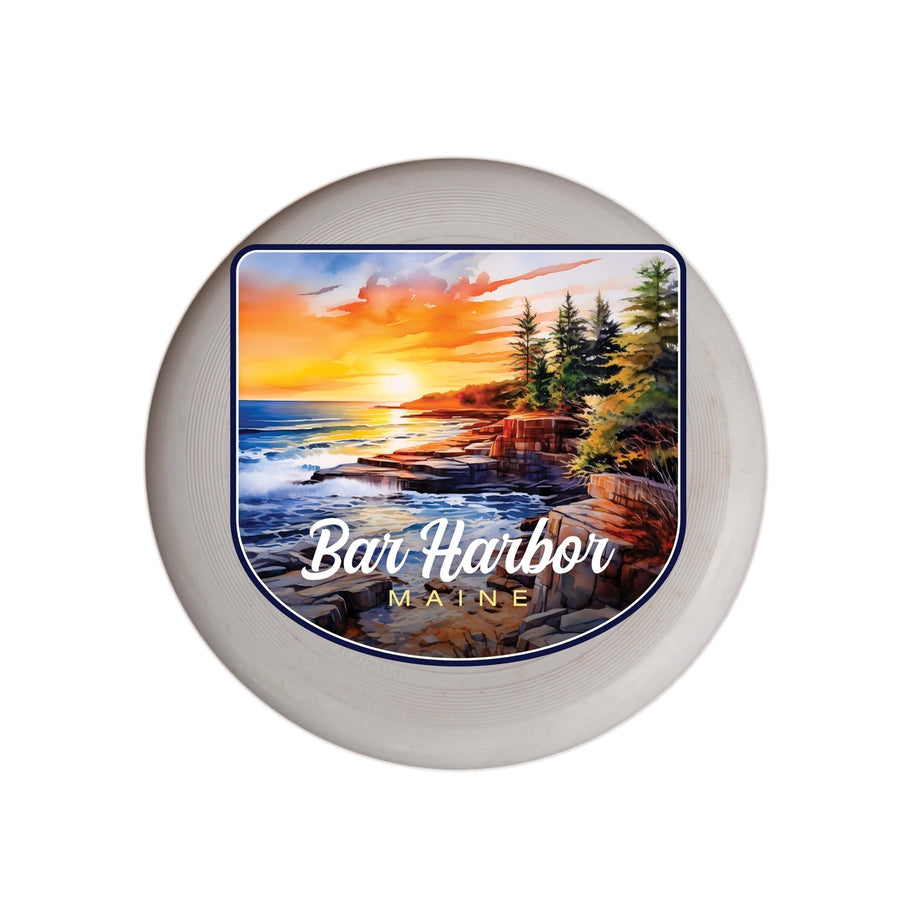 Bar Harbor Maine Design B Souvenir Frisbee Flying Disc Image 1