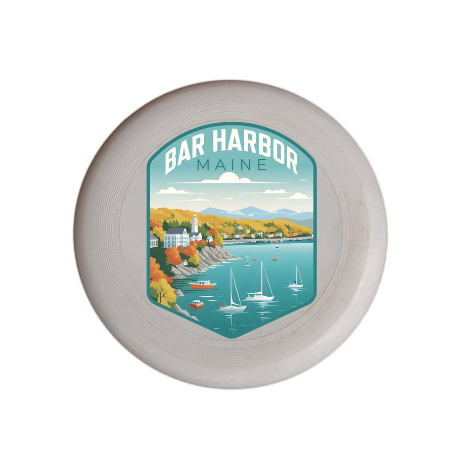 Bar Harbor Maine Design A Souvenir Frisbee Flying Disc Image 1