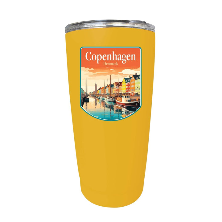 Copenhagen Denmark Design A Souvenir 16 oz Insulated Tumbler STAINLESS STEEL Image 2