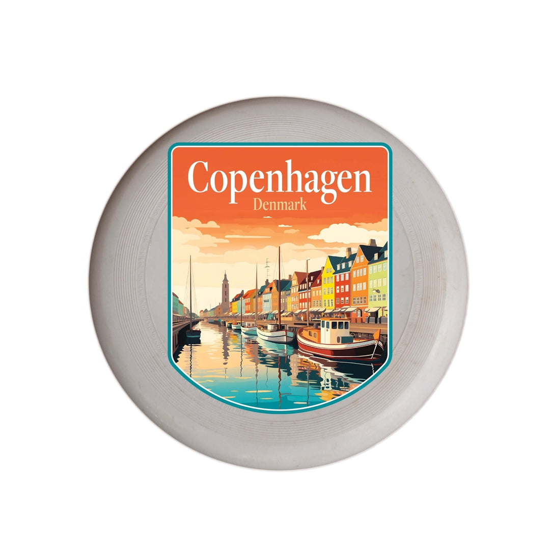 Copenhagen Denmark Design A Souvenir Frisbee Flying Disc Image 1