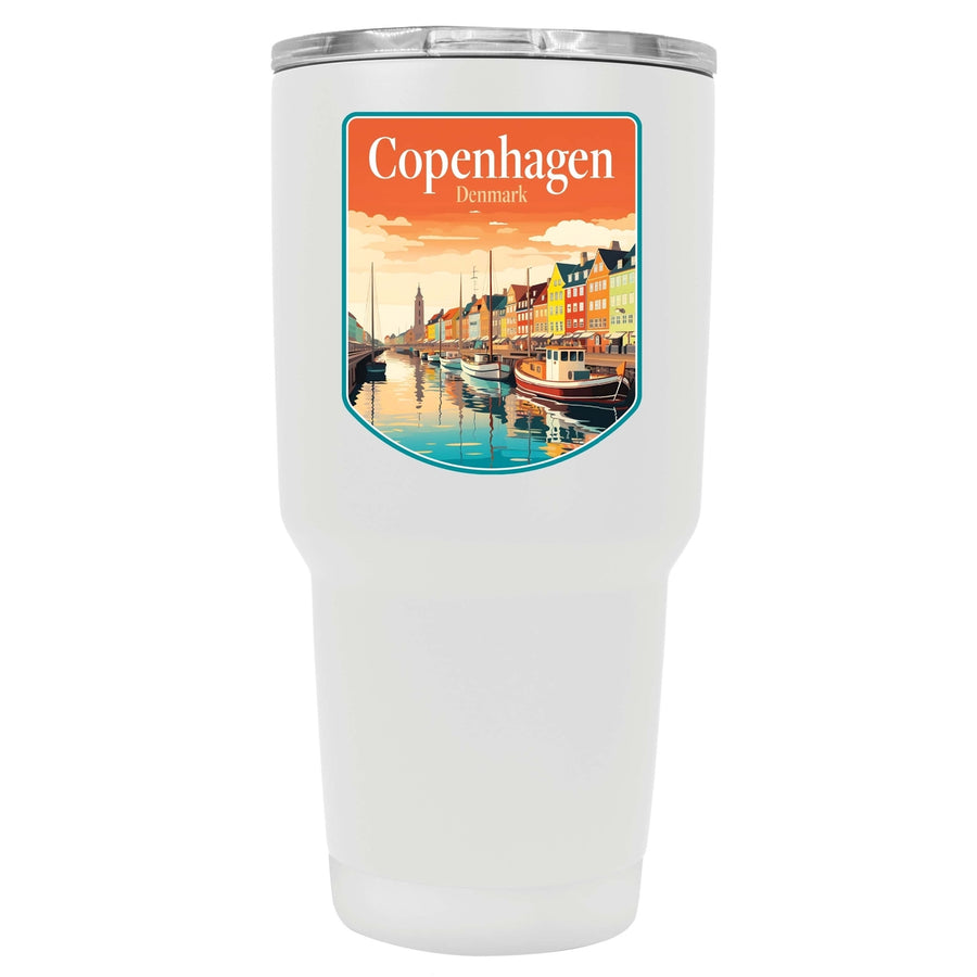 Copenhagen Denmark Design A Souvenir 24 oz Insulated Stainless Steel Tumbler Image 1