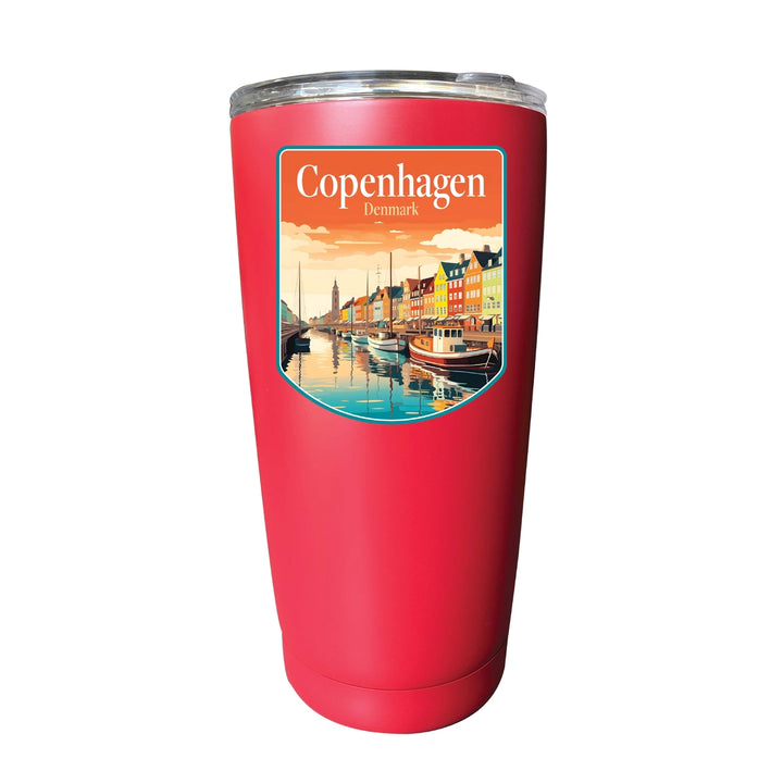 Copenhagen Denmark Design A Souvenir 16 oz Insulated Tumbler STAINLESS STEEL Image 6