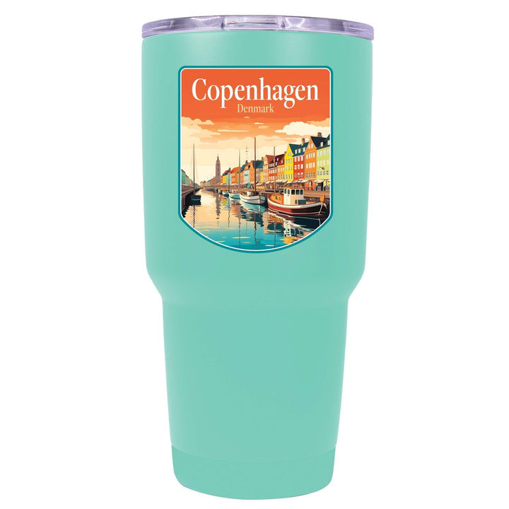 Copenhagen Denmark Design A Souvenir 24 oz Insulated Stainless Steel Tumbler Image 2