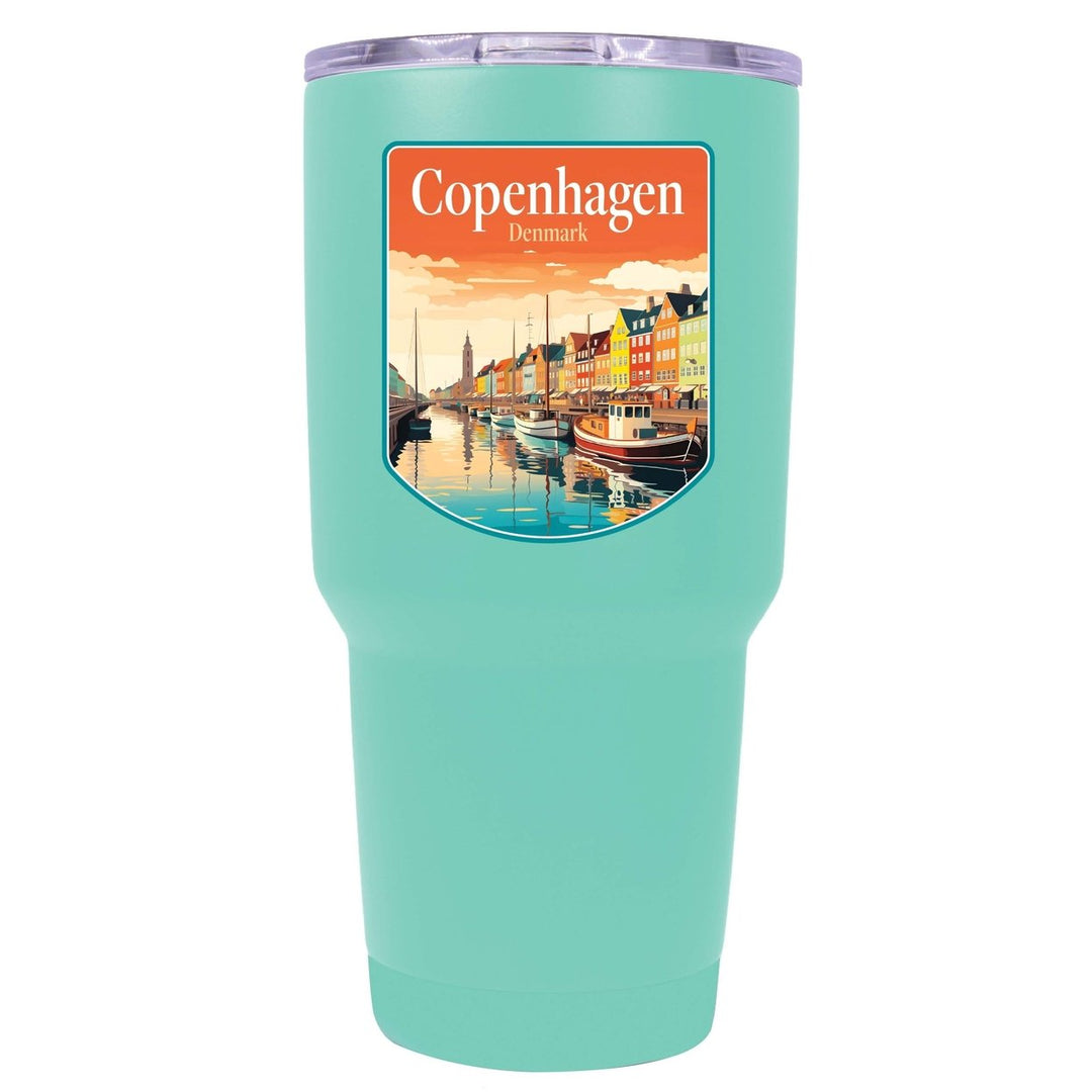 Copenhagen Denmark Design A Souvenir 24 oz Insulated Stainless Steel Tumbler Image 1