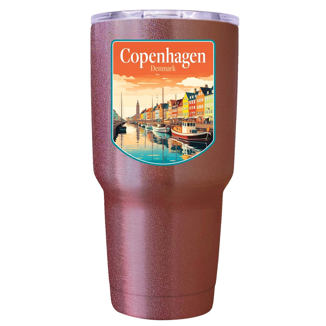 Copenhagen Denmark Design A Souvenir 24 oz Insulated Stainless Steel Tumbler Image 3