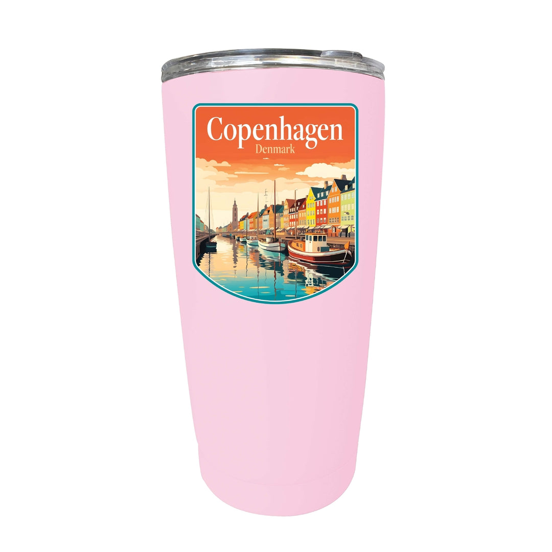 Copenhagen Denmark Design A Souvenir 16 oz Insulated Tumbler STAINLESS STEEL Image 7