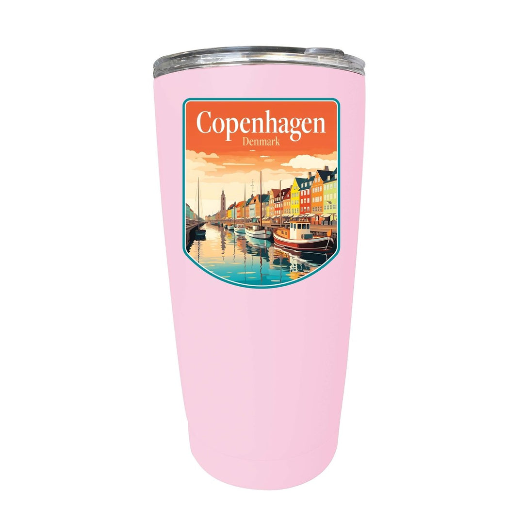 Copenhagen Denmark Design A Souvenir 16 oz Insulated Tumbler STAINLESS STEEL Image 1