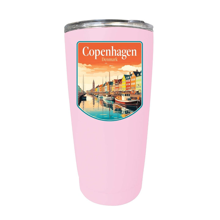 Copenhagen Denmark Design A Souvenir 16 oz Insulated Tumbler STAINLESS STEEL Image 1