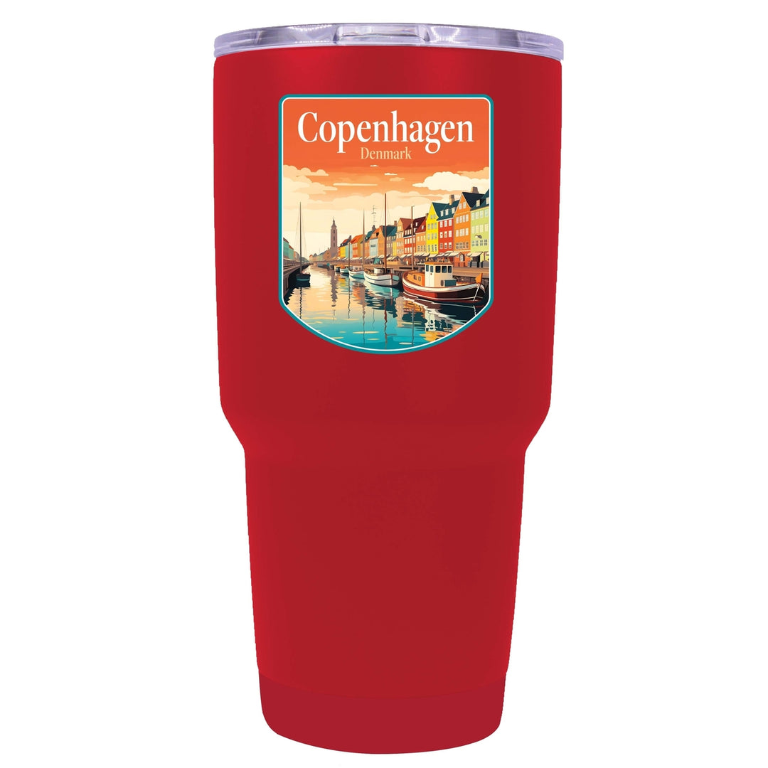 Copenhagen Denmark Design A Souvenir 24 oz Insulated Stainless Steel Tumbler Image 4