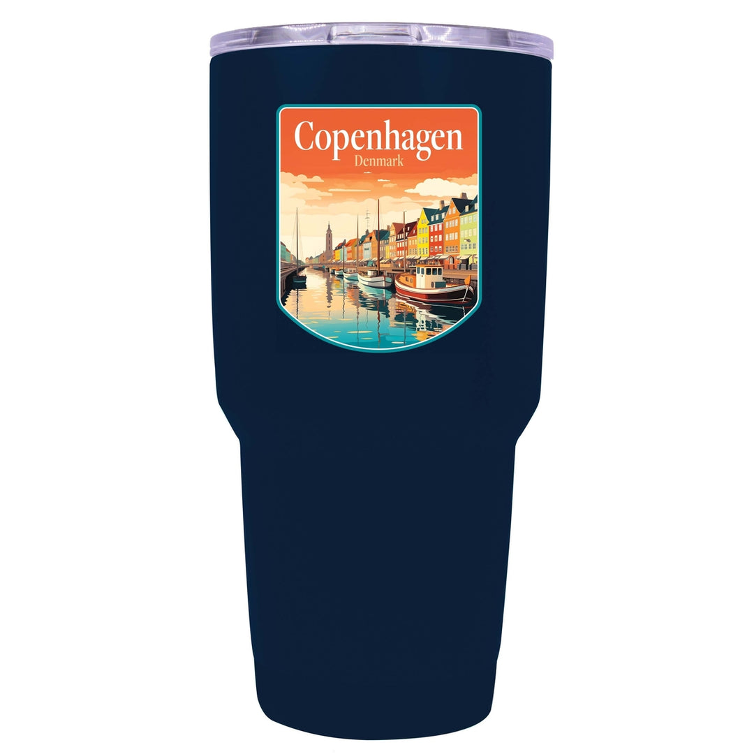 Copenhagen Denmark Design A Souvenir 24 oz Insulated Stainless Steel Tumbler Image 4