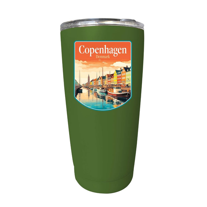 Copenhagen Denmark Design A Souvenir 16 oz Insulated Tumbler STAINLESS STEEL Image 1