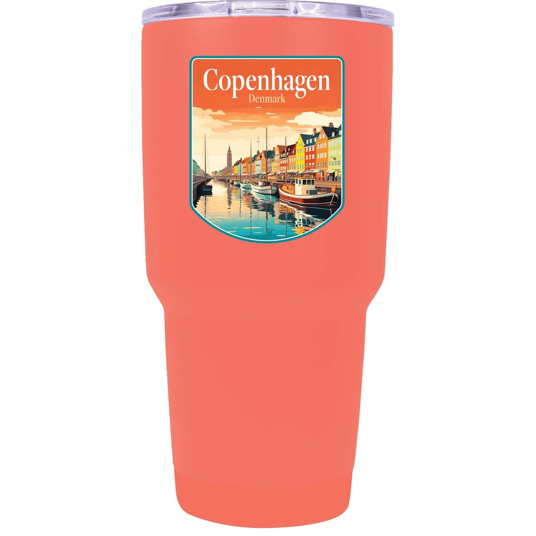 Copenhagen Denmark Design A Souvenir 24 oz Insulated Stainless Steel Tumbler Image 7