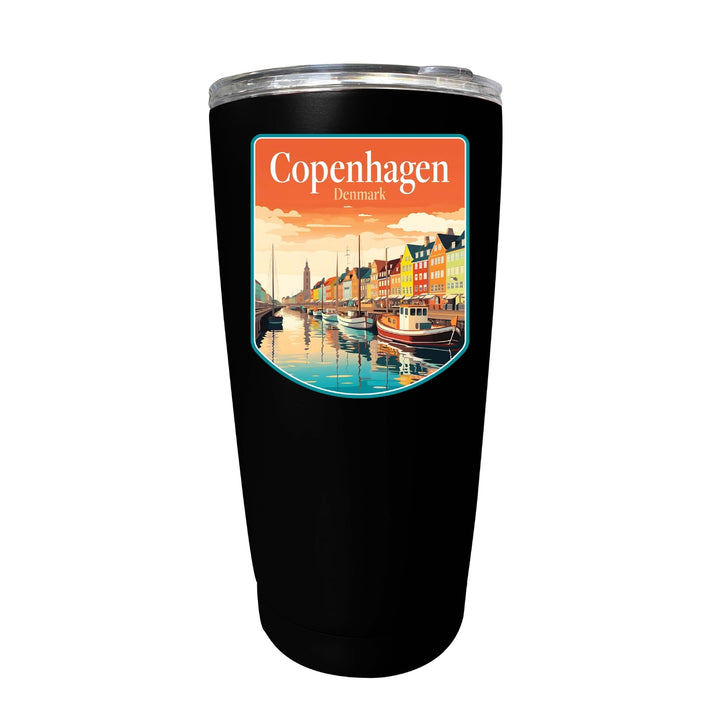 Copenhagen Denmark Design A Souvenir 16 oz Insulated Tumbler STAINLESS STEEL Image 11