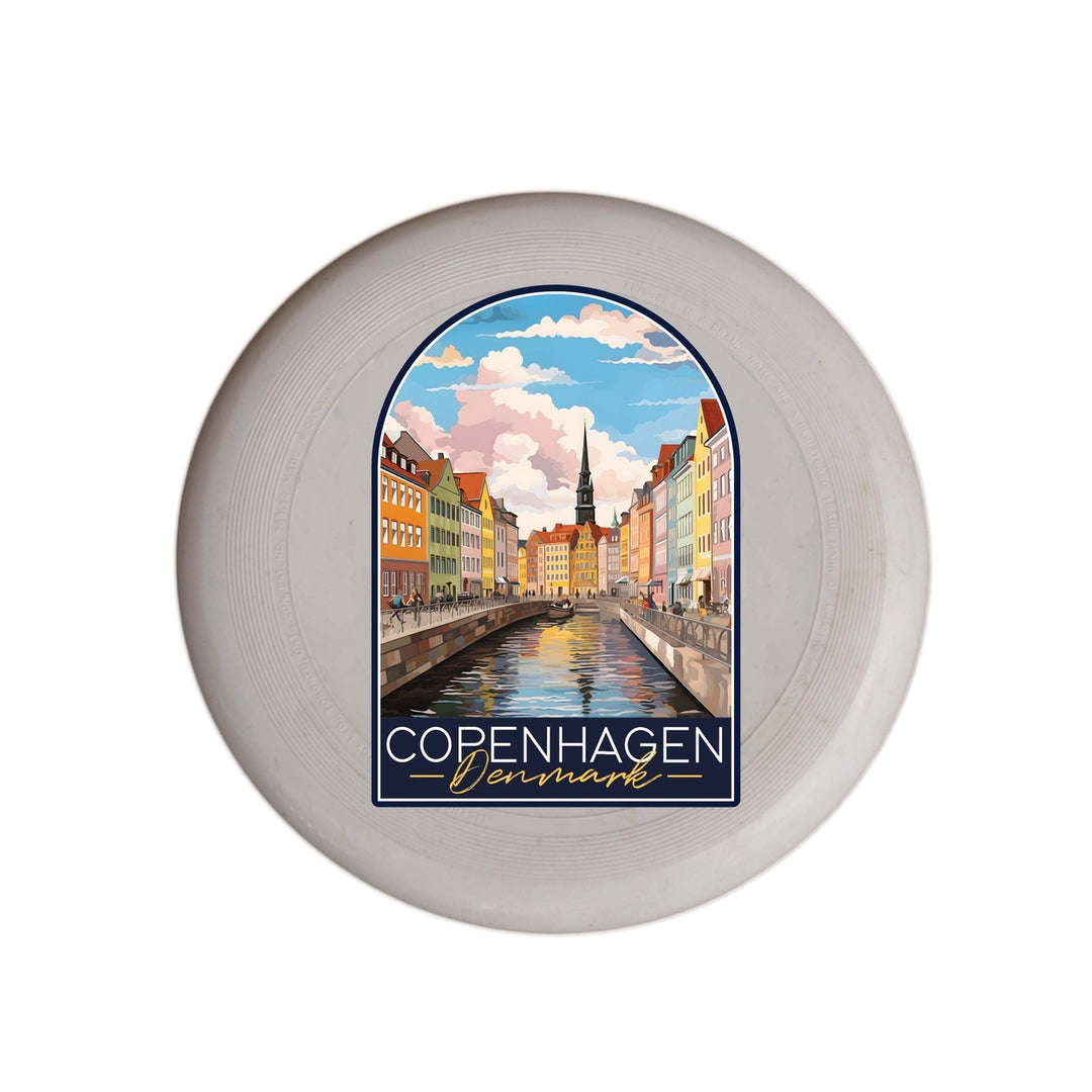 Copenhagen Denmark Design B Souvenir Frisbee Flying Disc Image 1