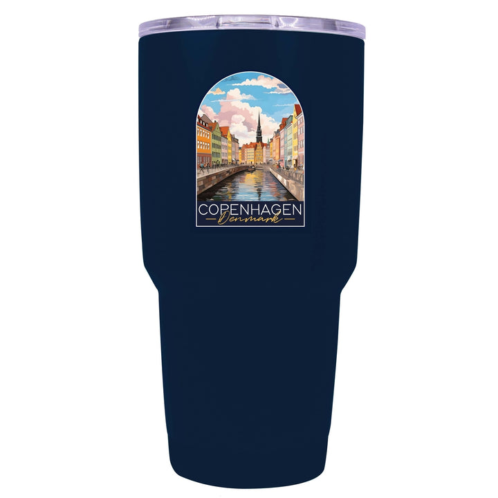 Copenhagen Denmark Design B Souvenir 24 oz Insulated Stainless Steel Tumbler Image 1