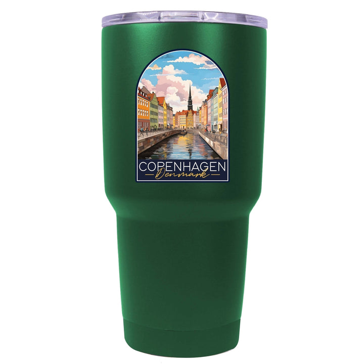 Copenhagen Denmark Design B Souvenir 24 oz Insulated Stainless Steel Tumbler Image 2