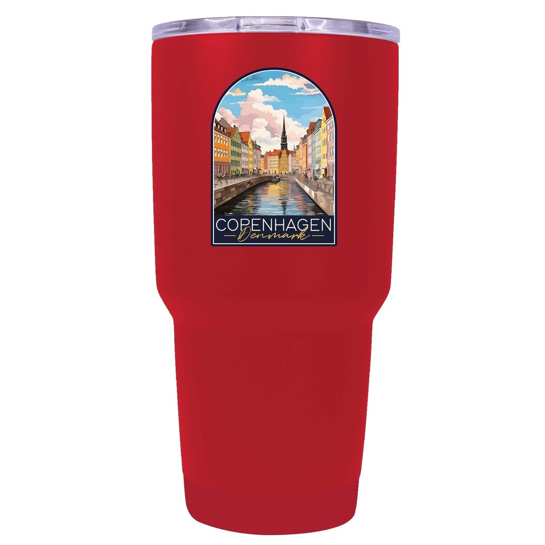 Copenhagen Denmark Design B Souvenir 24 oz Insulated Stainless Steel Tumbler Image 1