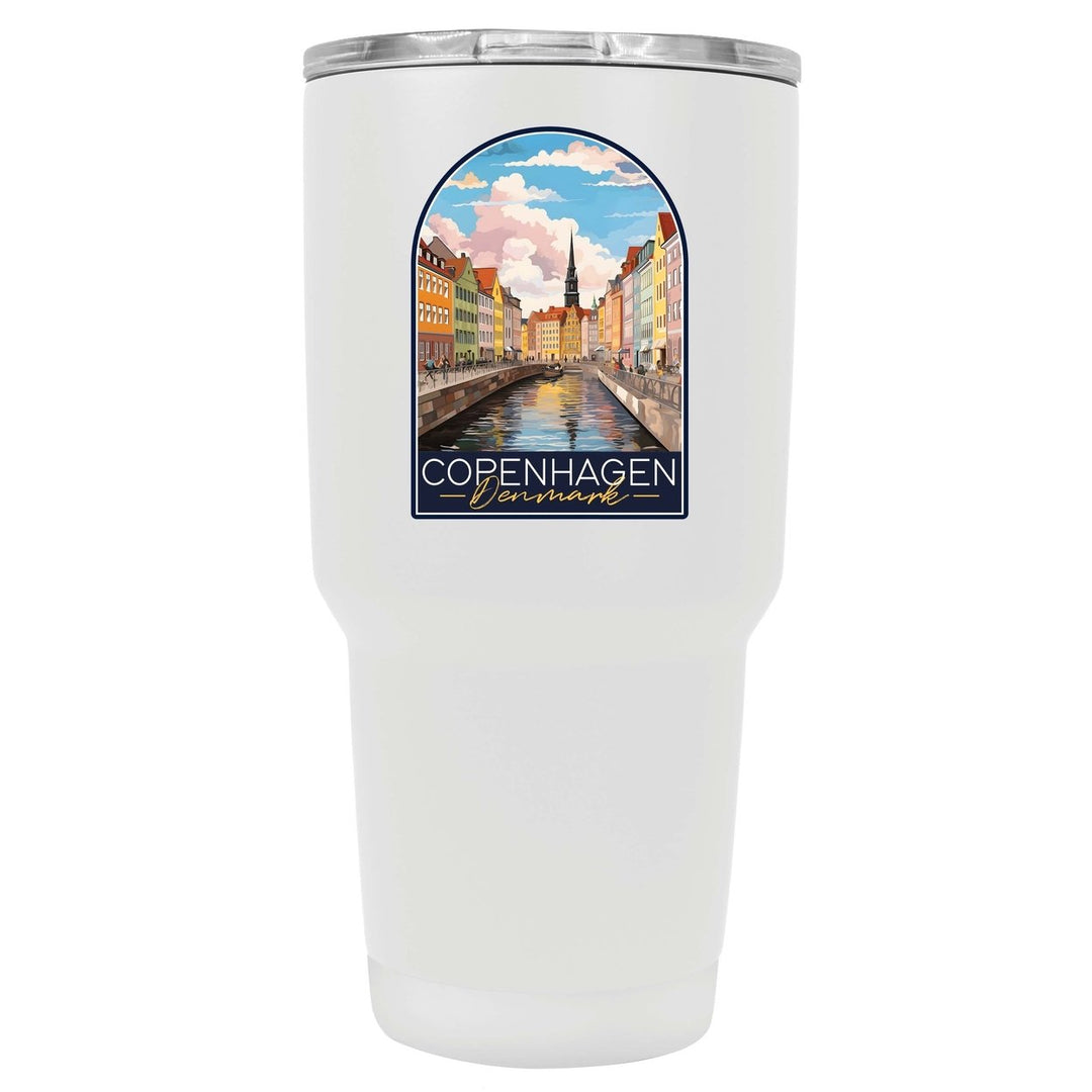 Copenhagen Denmark Design B Souvenir 24 oz Insulated Stainless Steel Tumbler Image 1