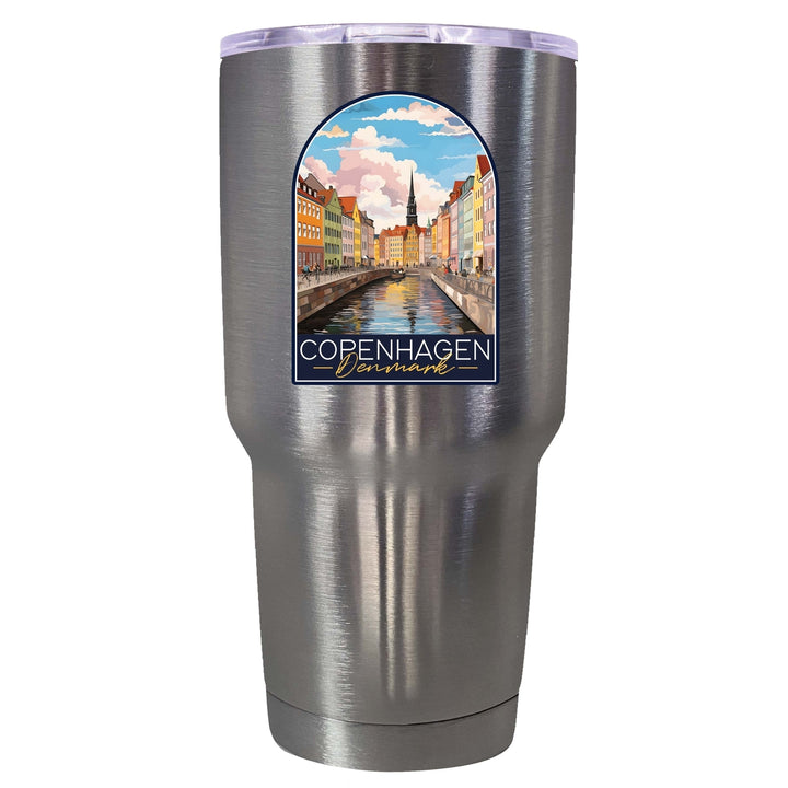 Copenhagen Denmark Design B Souvenir 24 oz Insulated Stainless Steel Tumbler Image 7