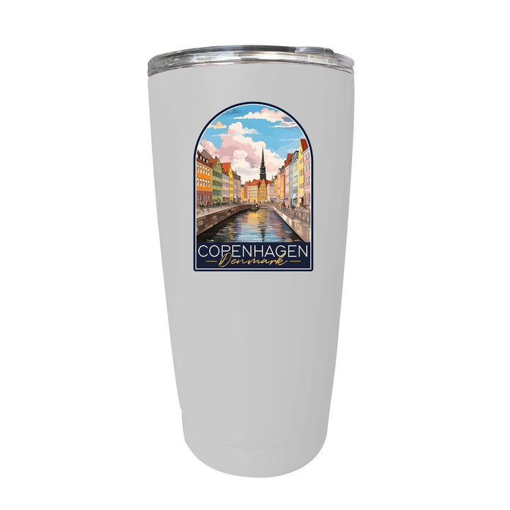 Copenhagen Denmark Design B Souvenir 16 oz Stainless Steel Insulated Tumbler Image 1