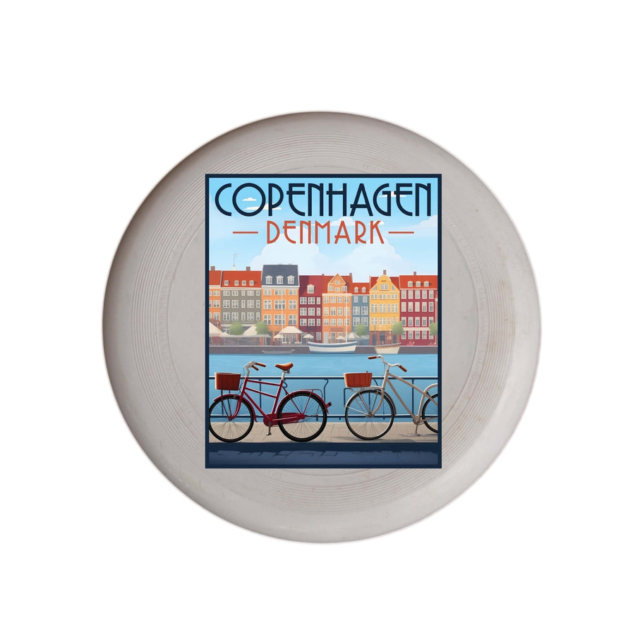 Copenhagen Denmark Design C Souvenir Frisbee Flying Disc Image 1