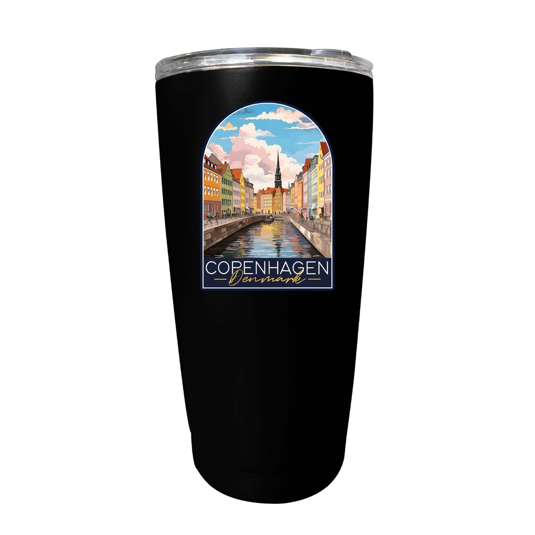 Copenhagen Denmark Design B Souvenir 16 oz Stainless Steel Insulated Tumbler Image 6