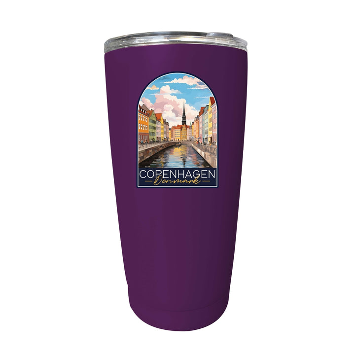 Copenhagen Denmark Design B Souvenir 16 oz Stainless Steel Insulated Tumbler Image 8