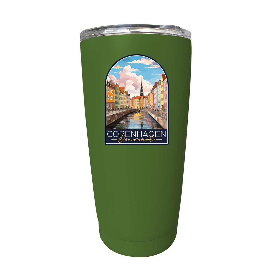 Copenhagen Denmark Design B Souvenir 16 oz Stainless Steel Insulated Tumbler Image 10