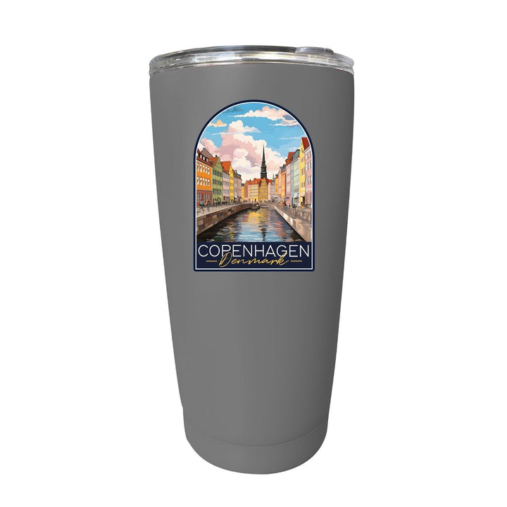 Copenhagen Denmark Design B Souvenir 16 oz Stainless Steel Insulated Tumbler Image 1