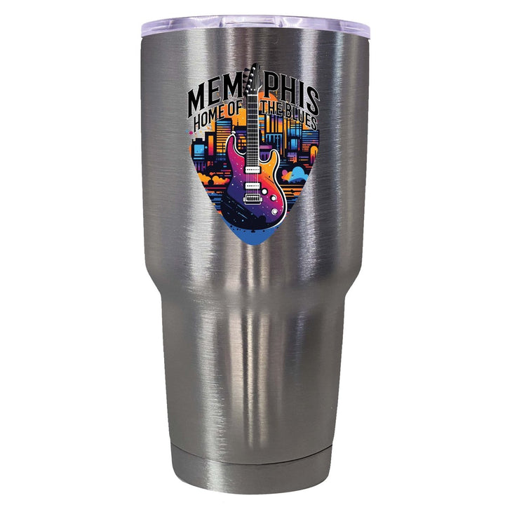 Memphis Tennessee Design B Souvenir 24 oz Insulated Stainless Steel Tumbler Image 1