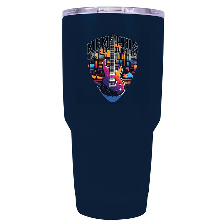 Memphis Tennessee Design B Souvenir 24 oz Insulated Stainless Steel Tumbler Image 1