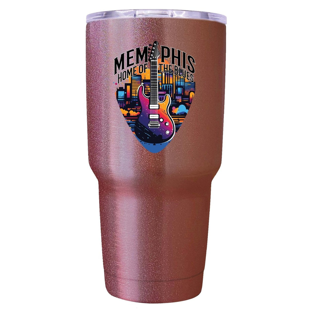 Memphis Tennessee Design B Souvenir 24 oz Insulated Stainless Steel Tumbler Image 1