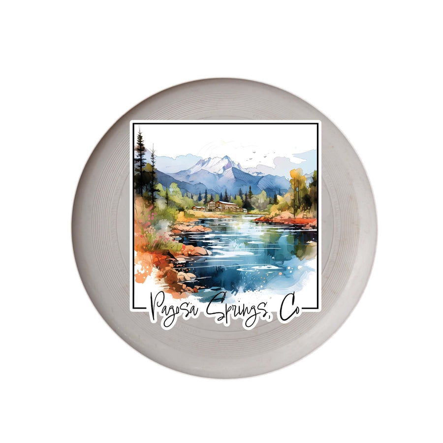 Pagosa Springs Colorado Design A Souvenir Frisbee Flying Disc Image 1