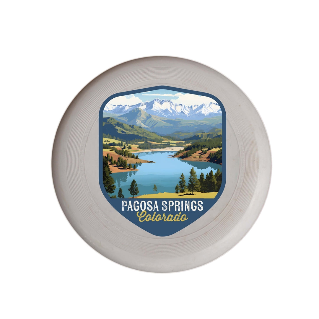 Pagosa Springs Colorado Design B Souvenir Frisbee Flying Disc Image 1