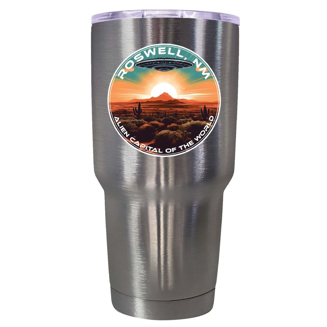 Roswell Mexico Design A Souvenir 24 oz Insulated Stainless Steel Tumbler Image 4