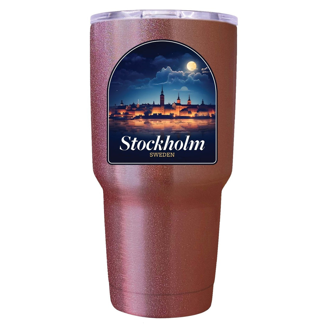 Stockholm Sweden Design B Souvenir 24 oz Insulated Stainless Steel Tumbler Image 2