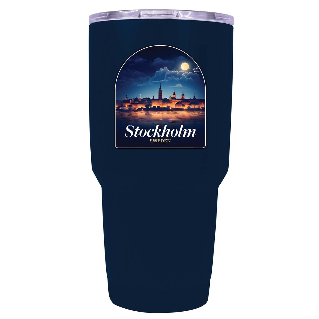 Stockholm Sweden Design B Souvenir 24 oz Insulated Stainless Steel Tumbler Image 6