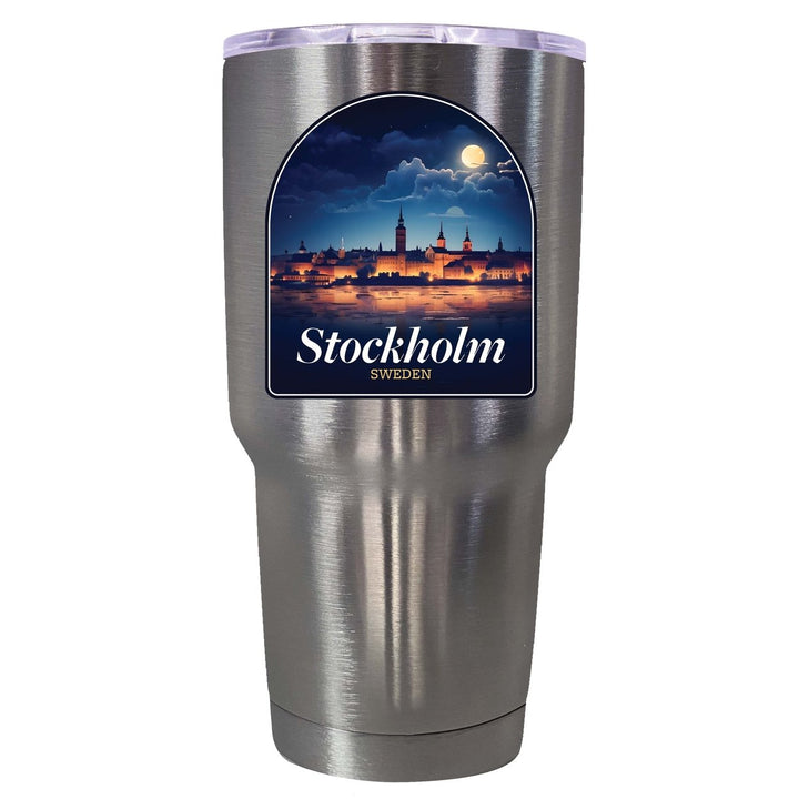 Stockholm Sweden Design B Souvenir 24 oz Insulated Stainless Steel Tumbler Image 8